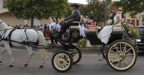 Paseo en carruaje en Tamames (Salamanca)